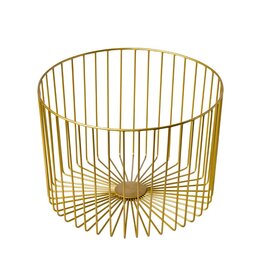 Stylepoint Steel serving basket gold 33x23x33 cm
