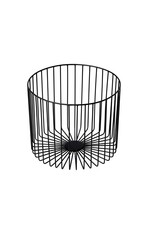 Stylepoint Steel serving basket black 28x23x28 cm