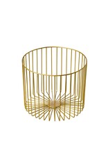 Stylepoint Steel serving basket gold 28x23x28 cm