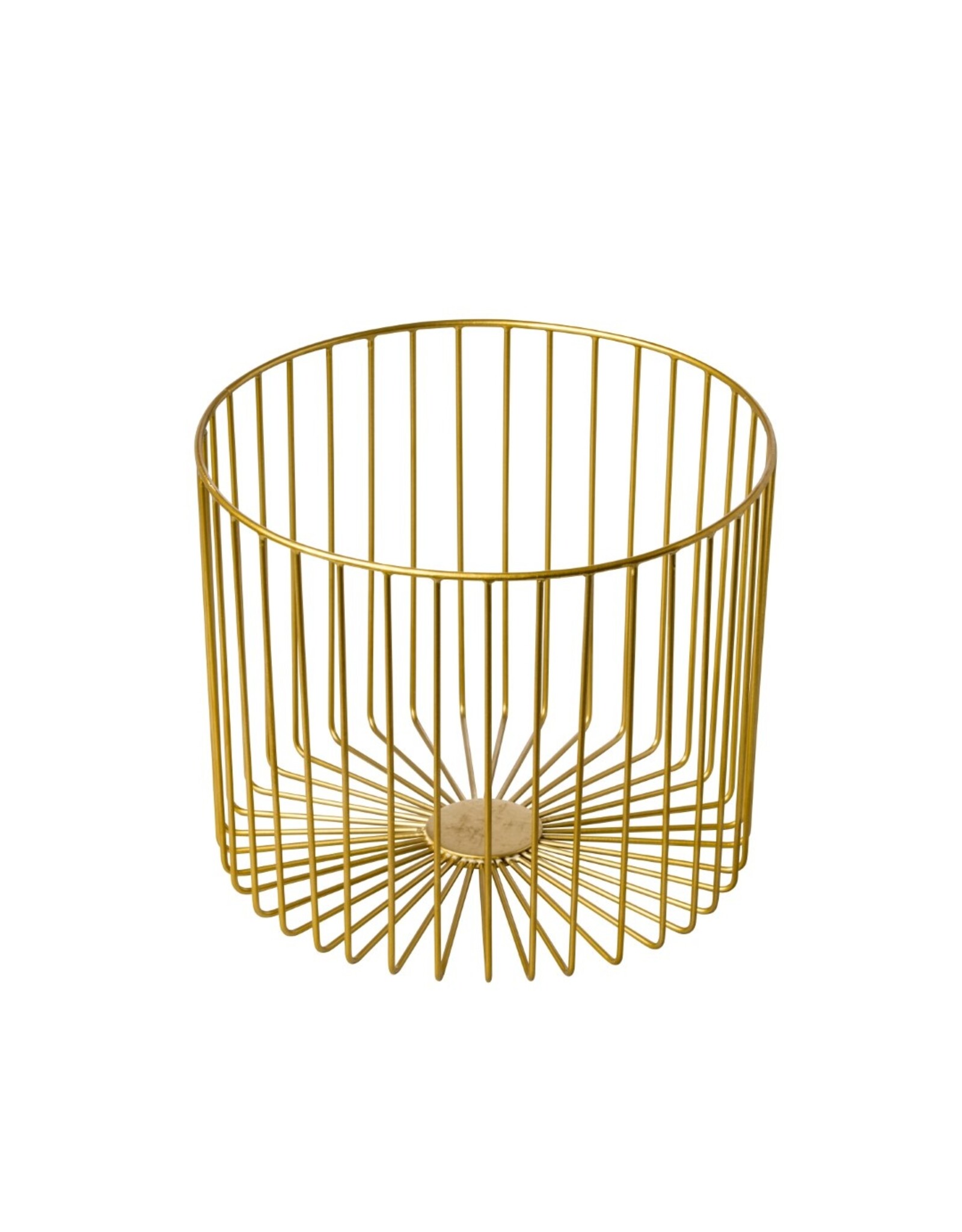 Stylepoint Steel serving basket gold 28x23x28 cm