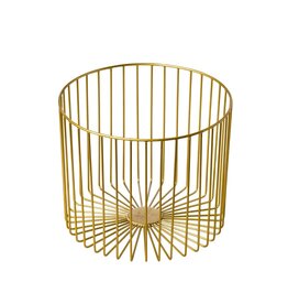 Stylepoint Steel serving basket gold 28x23x28 cm