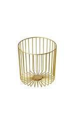 Stylepoint Steel serving basket gold 23x23x23 cm
