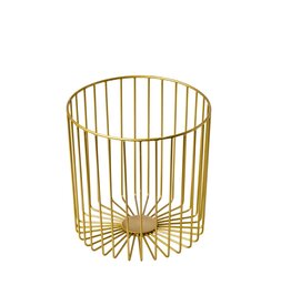 Stylepoint Steel serving basket gold 23x23x23 cm