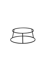 Stylepoint Buffet verhoger rond antislip zwart 25x21x10cm