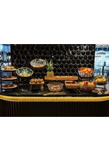 Stylepoint Black antislip buffet riser round 25x21x30cm