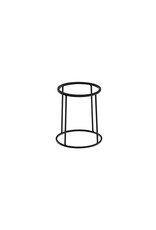 Stylepoint Buffet verhoger rond antislip zwart 22/24x28cm