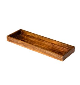 Stylepoint Rectangular wooden serving plate, mango, 62x21cm