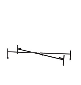 Stylepoint Buffet verhoger, opvouwbaar, rvs, zwart, 63.5x21.5x10cm