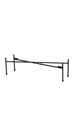 Stylepoint Buffet riser, foldable, ss,  black, 63.5x21.5x19cm