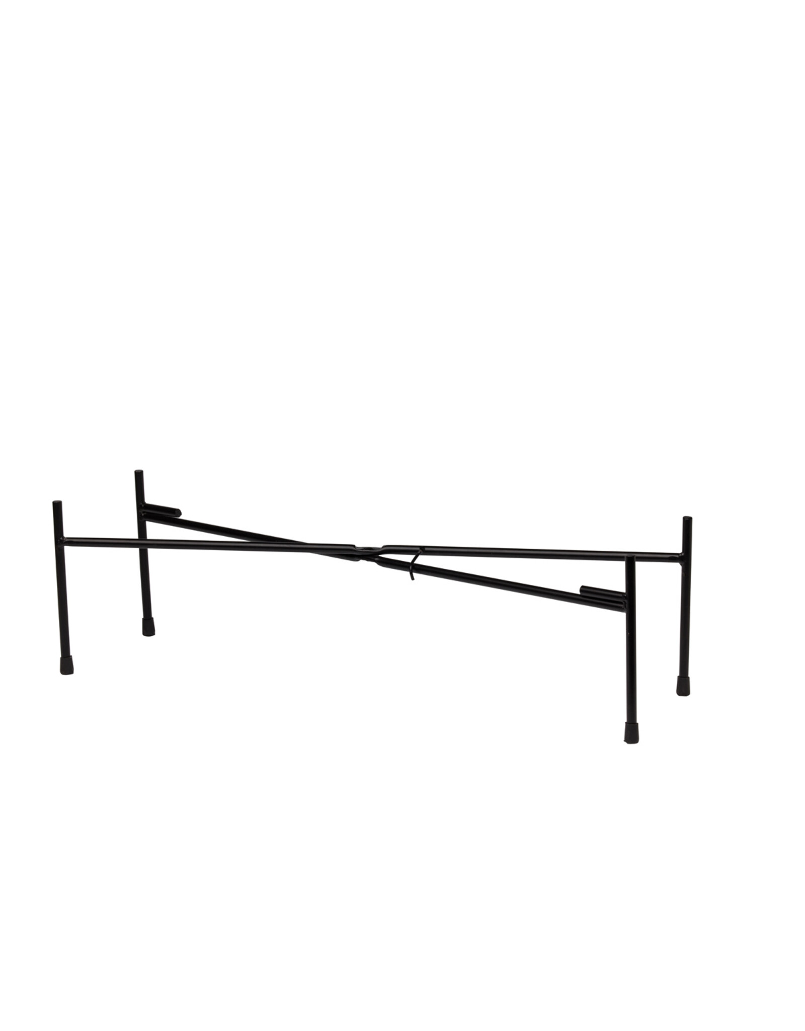 Stylepoint Buffet verhoger, opvouwbaar, rvs, zwart, 63.5x21.5x19cm