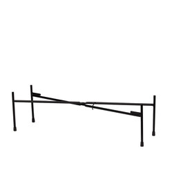 Stylepoint Buffet verhoger, opvouwbaar, rvs, zwart, 63.5x21.5x19cm