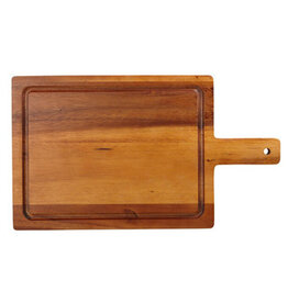 Stylepoint Wooden acacia board with handle, rectangular, 40x23x2.5cm
