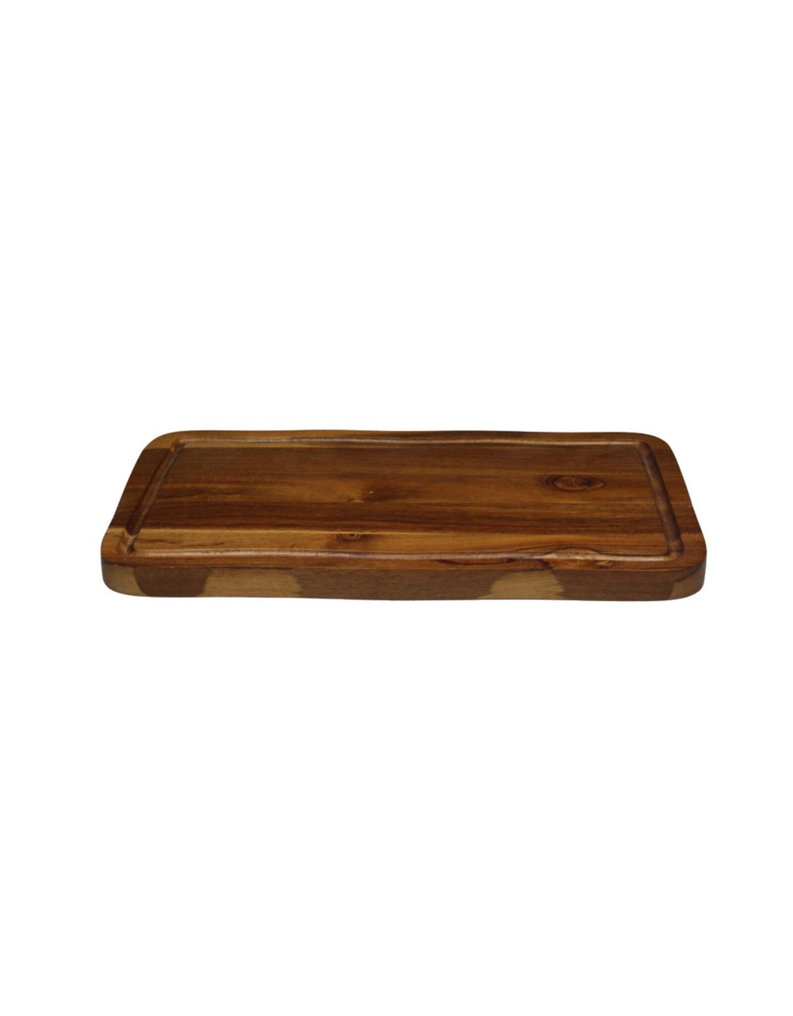 Stylepoint Wooden acacia board with groove, rectangular, 35x20x2.5cm