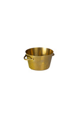 Stylepoint Vintage Presentatie Emmertje rvs Goud, 8x8x4cm 130ml