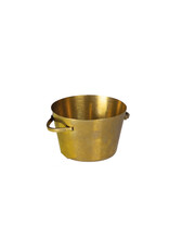 Stylepoint Small Presentation Bucket Vintage Stainless Steel Gold, 9.5x9.5x6cm 280ml