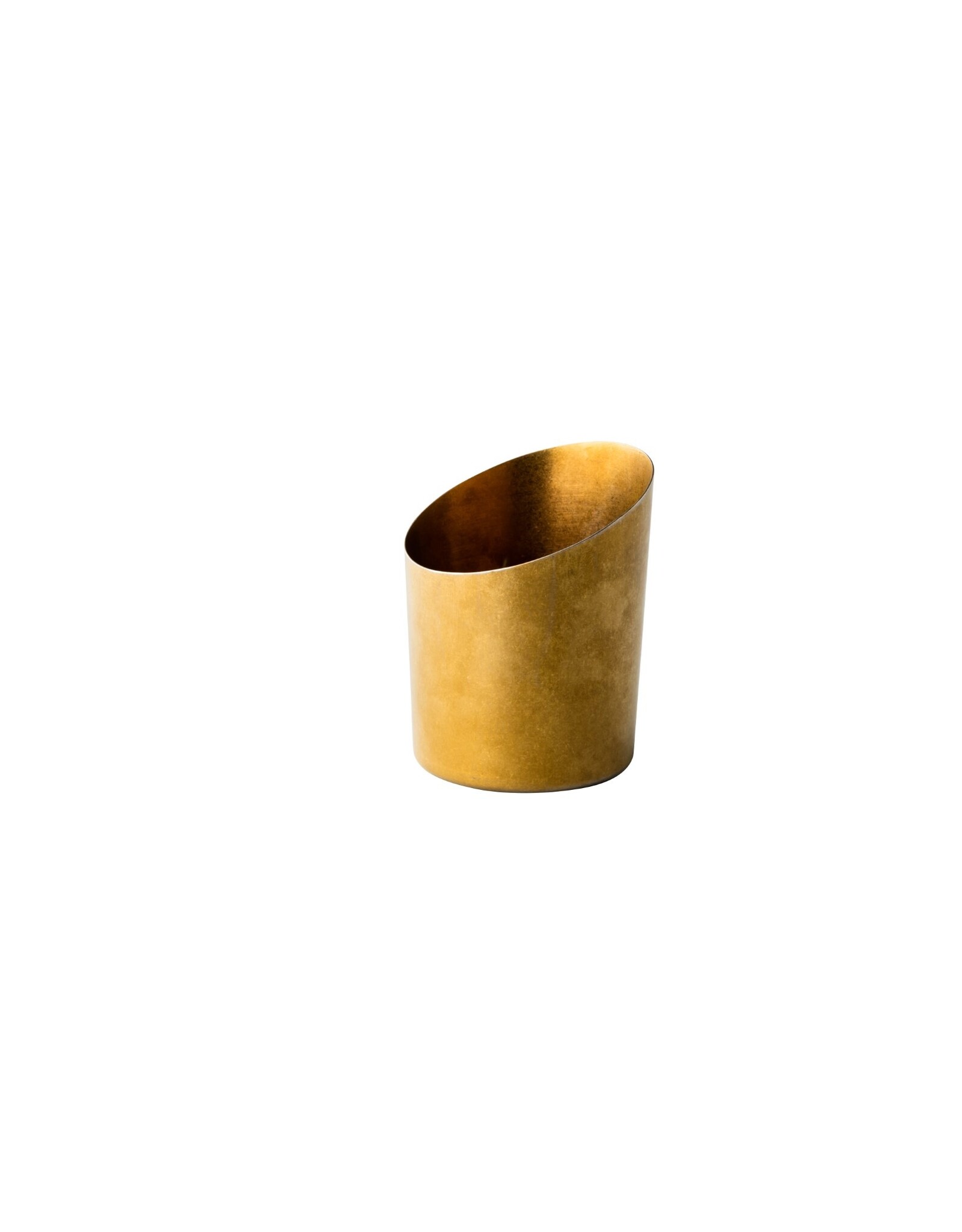 Stylepoint Vintage Presentatiecup rvs Goud, Schuin, 9,5x11.5cm 400ml