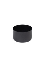 Stylepoint Rechte Presentatiecup rvs Zwart, 9x5.25cm 260ml