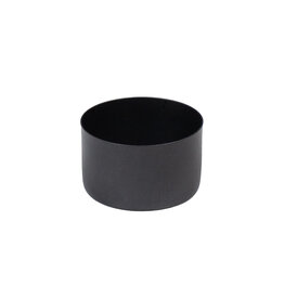 Stylepoint Rechte Presentatiecup rvs Zwart, 9x5.25cm 260ml