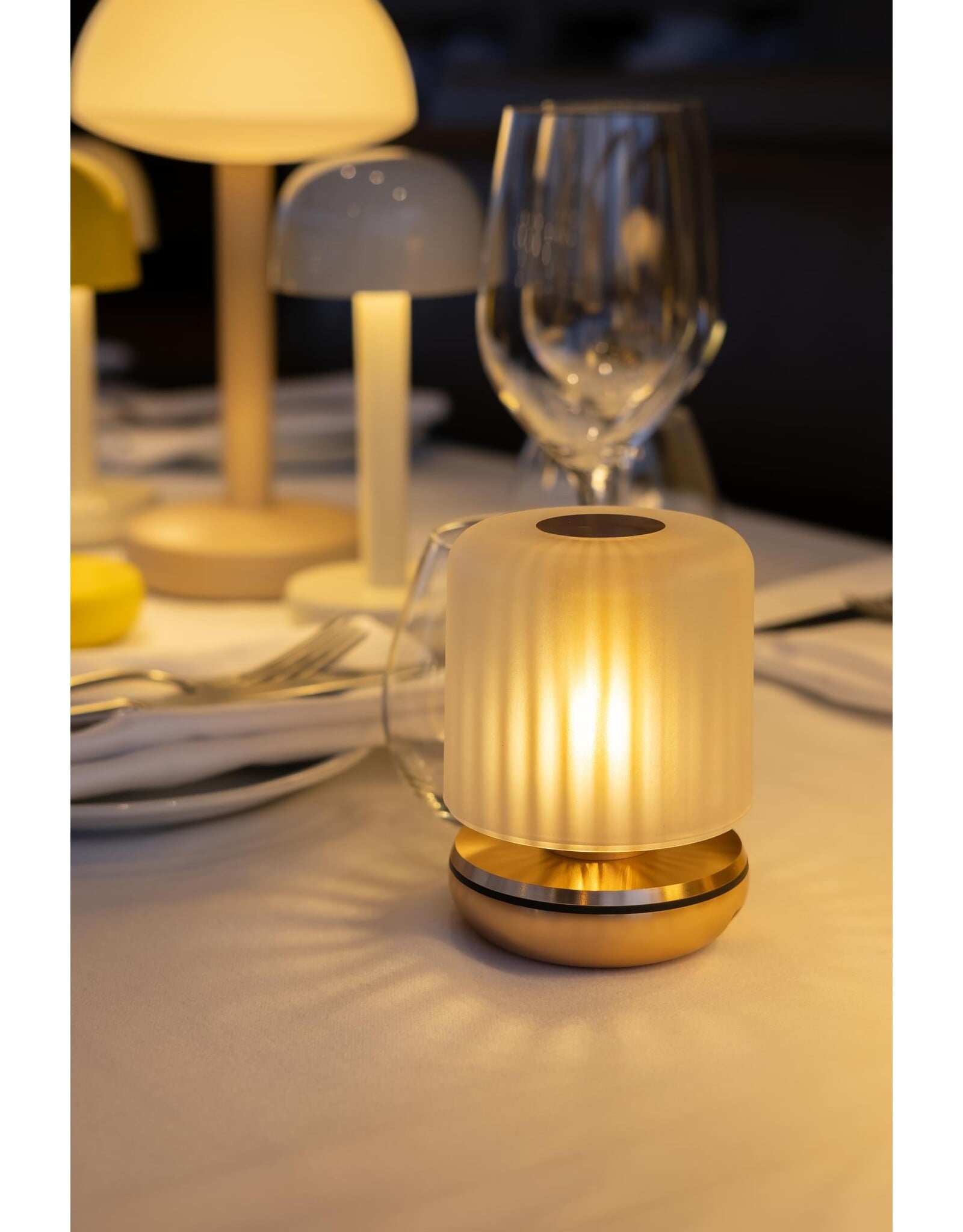 Humble Firefly Table Light Gold Frosted