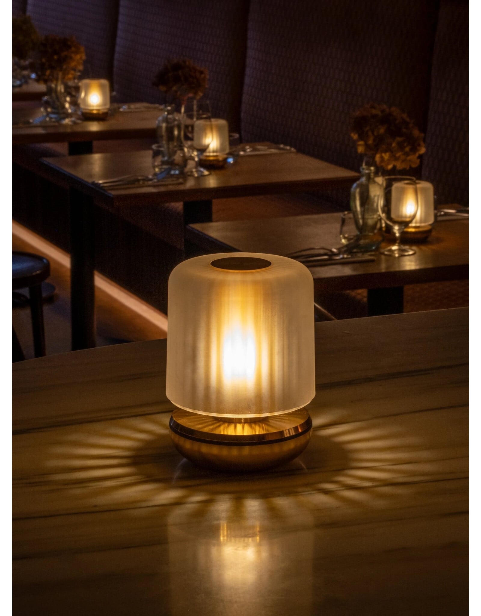 Humble Firefly Table Light Gold Frosted