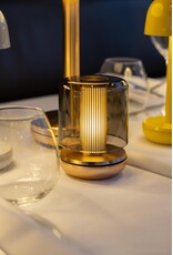 Humble Humble Firefly Hospitality Table Light Gold Smoked, with very long burning time up till 140hrs