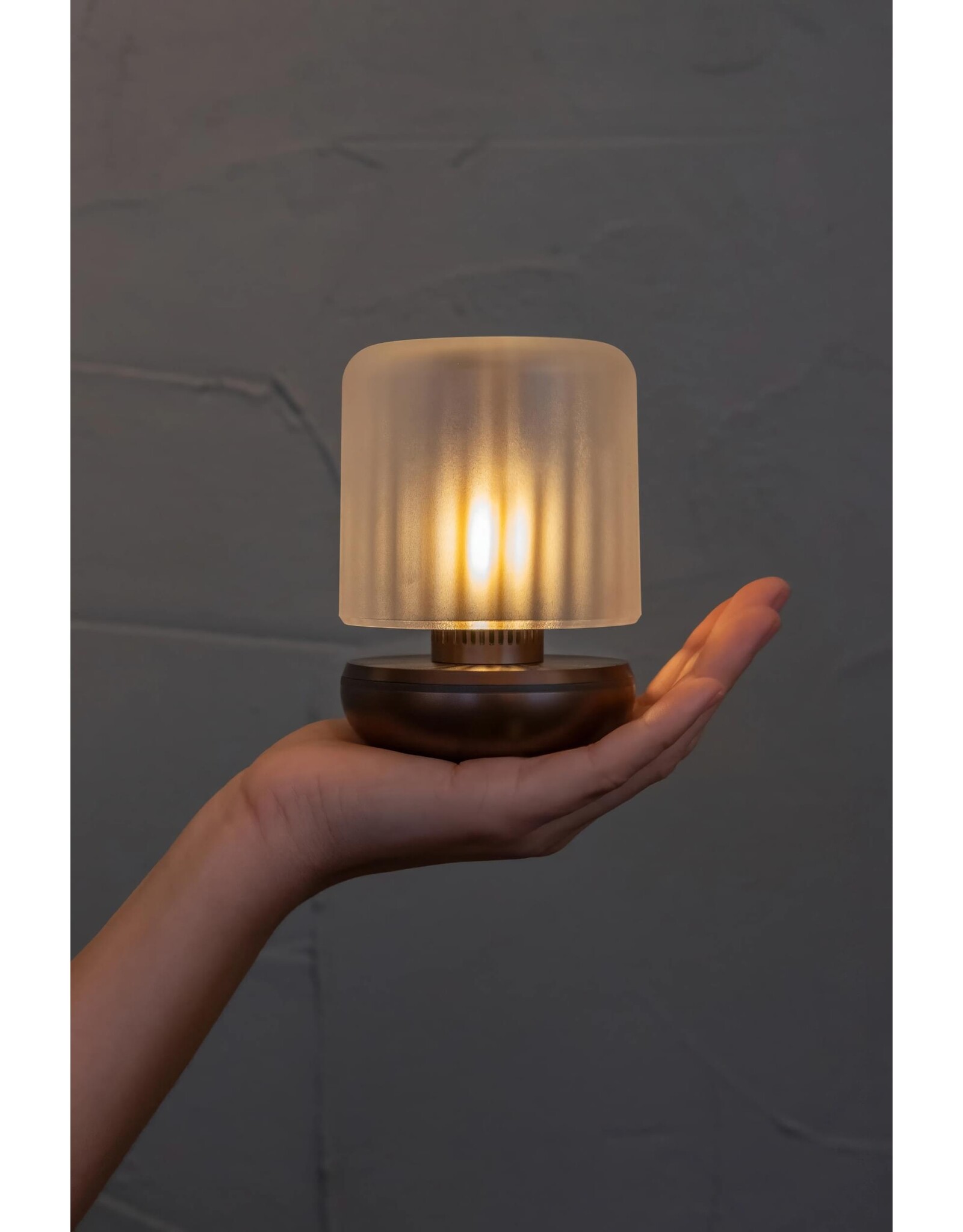 Humble Humble Firefly Hospitality Table Light Bronze Frosted, with very long burning time up till 140hrs