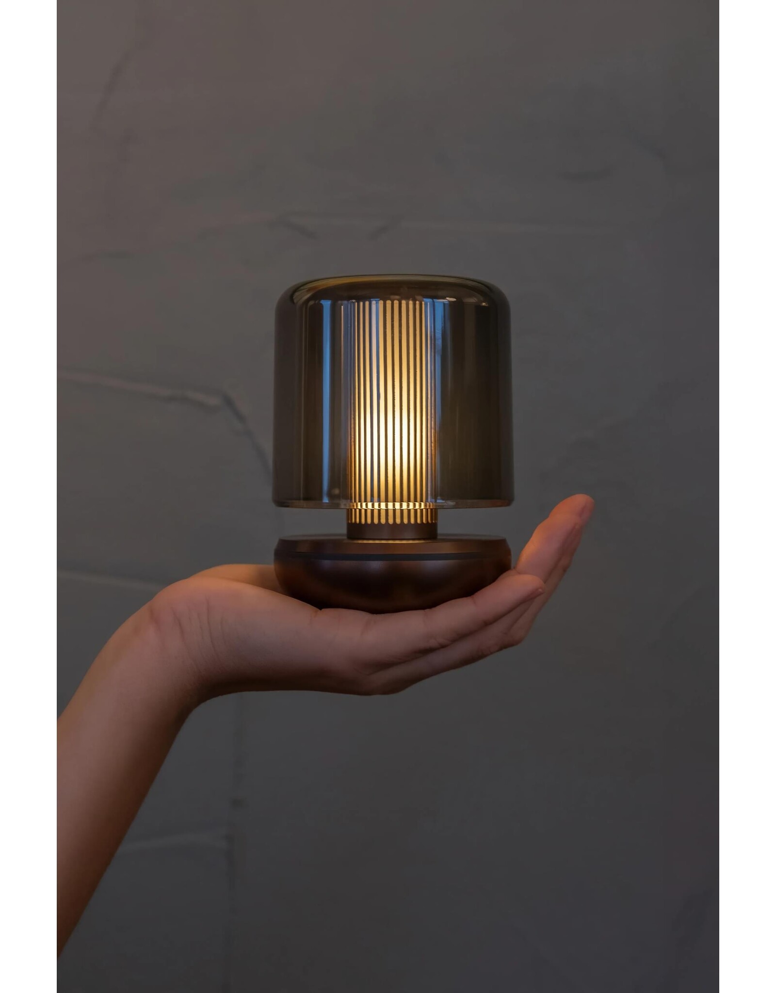 Humble Humble Firefly Hospitality Table Light Bronze Smoked, with very long burning time up till 140hrs