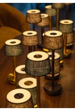 Humble Humble Air Hospitality Table Light Gold/Emerald Linen, with very long burning time up till 140hrs