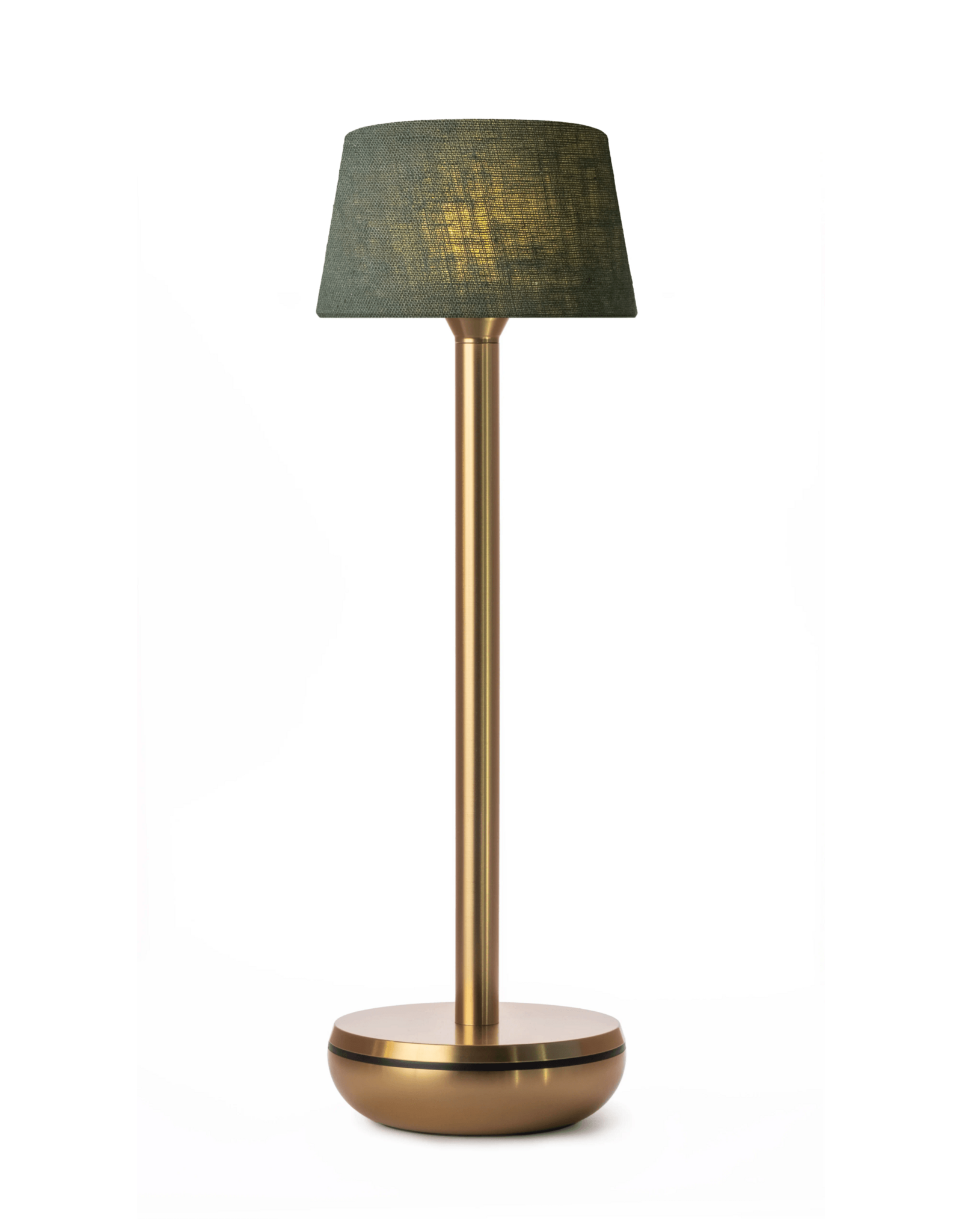 Humble Humble Air Horeca Table Light Gold/Emerald Linen, met zeer lange brandduur tot 140u