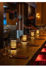 Humble Humble Air Horeca Table Light Bronze/Brown Linen, met zeer lange brandduur tot 140u