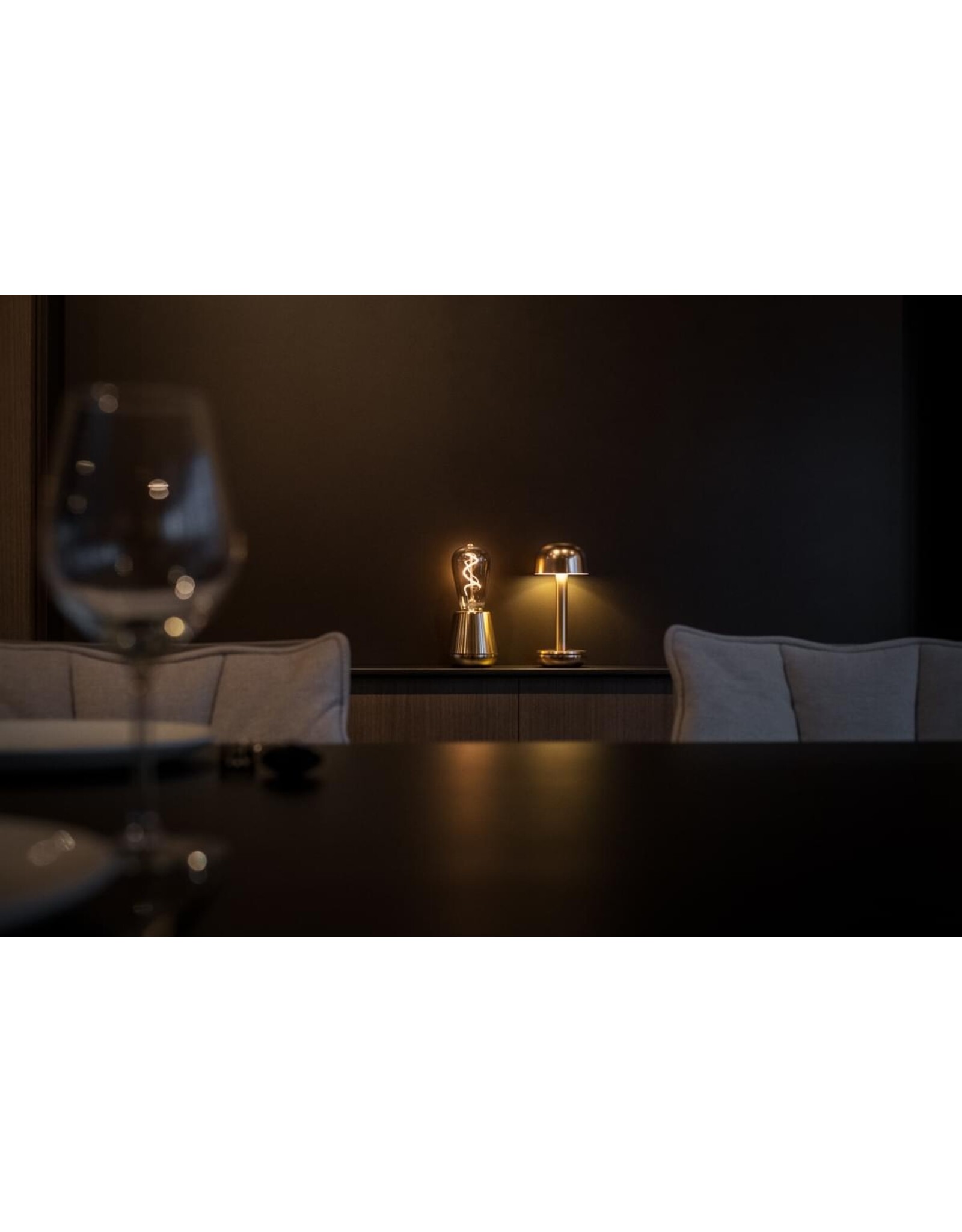 Humble Humble TWO Horeca Table Light Gold, met lange brandduur tot 96u