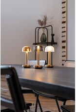 Humble Humble TWO Hospitality Table Light Gold PC Smoked, with long burning time up till 96hrs
