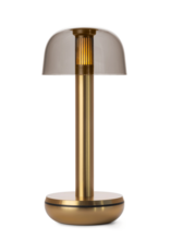Humble Humble TWO Hospitality Table Light Gold PC Smoked, with long burning time up till 96hrs