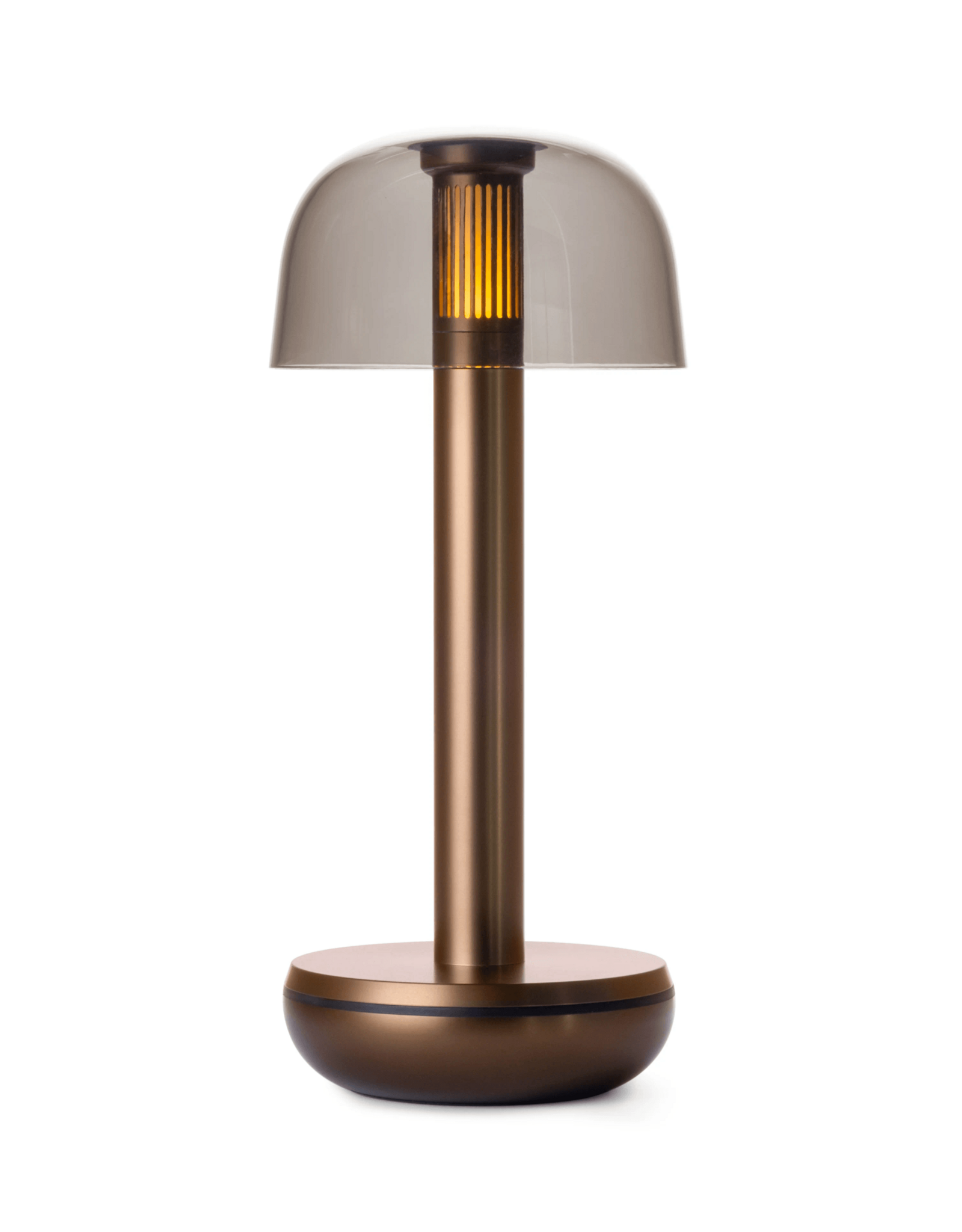 Humble Humble TWO Hospitality Table Light Bronze PC Smoked, with long burning time up till 96hrs