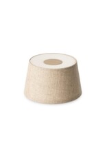 Humble Humble TWO Hospitality Table Light Beige/Beige Linen, with long burning time up till 96hrs