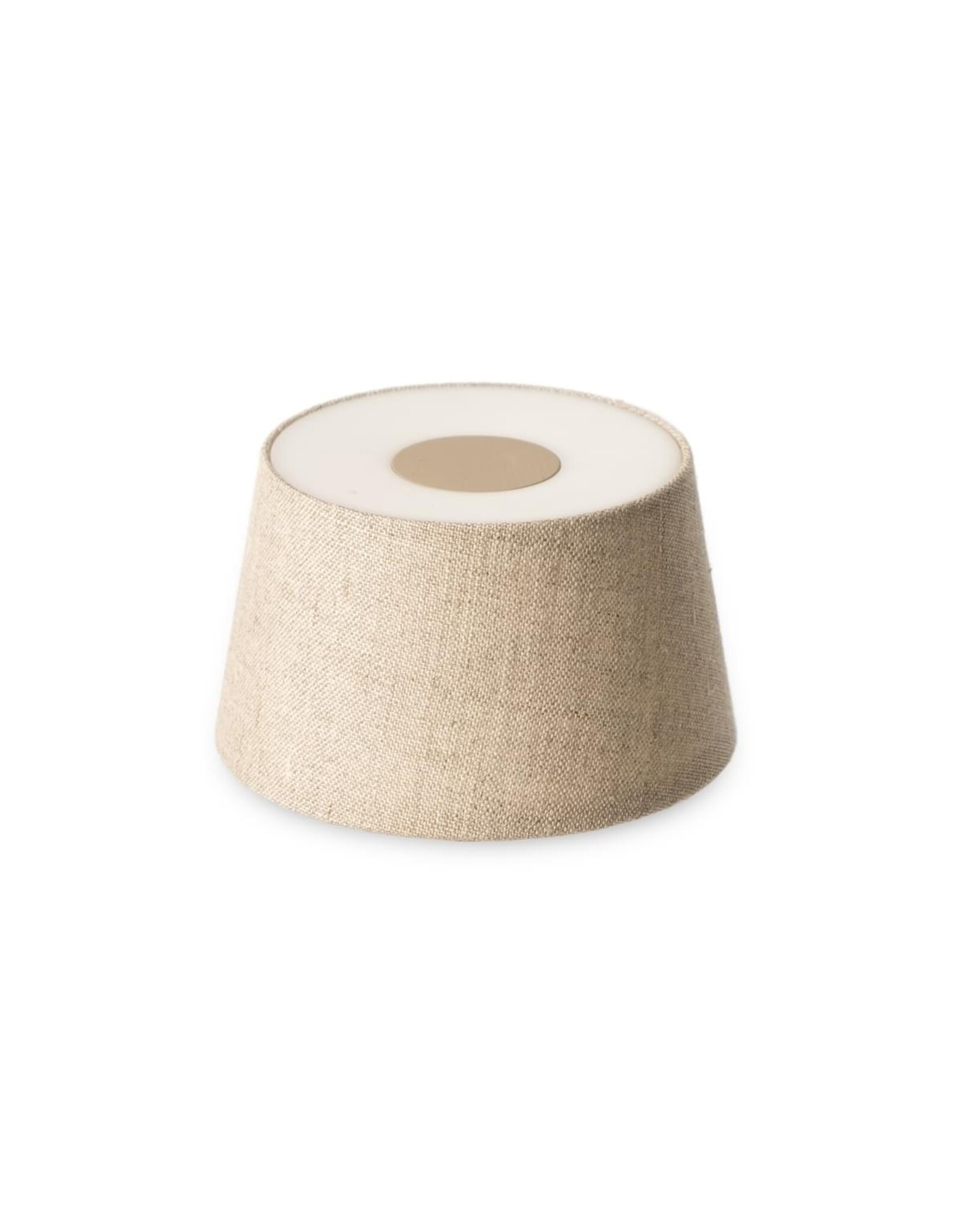 Humble Humble TWO Hospitality Table Light Beige/Beige Linen, with long burning time up till 96hrs