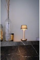 Humble Humble TWO Hospitality Table Light Gold/Emerald Linen, with long burning time up till 96hrs
