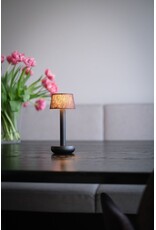 Humble Humble TWO Hospitality Table Light Bronze/Brown Linen, with long burning time up till 96hrs