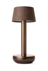 Humble Humble TWO Horeca Table Light Bronze/Brown Linen, met lange brandduur tot 96u