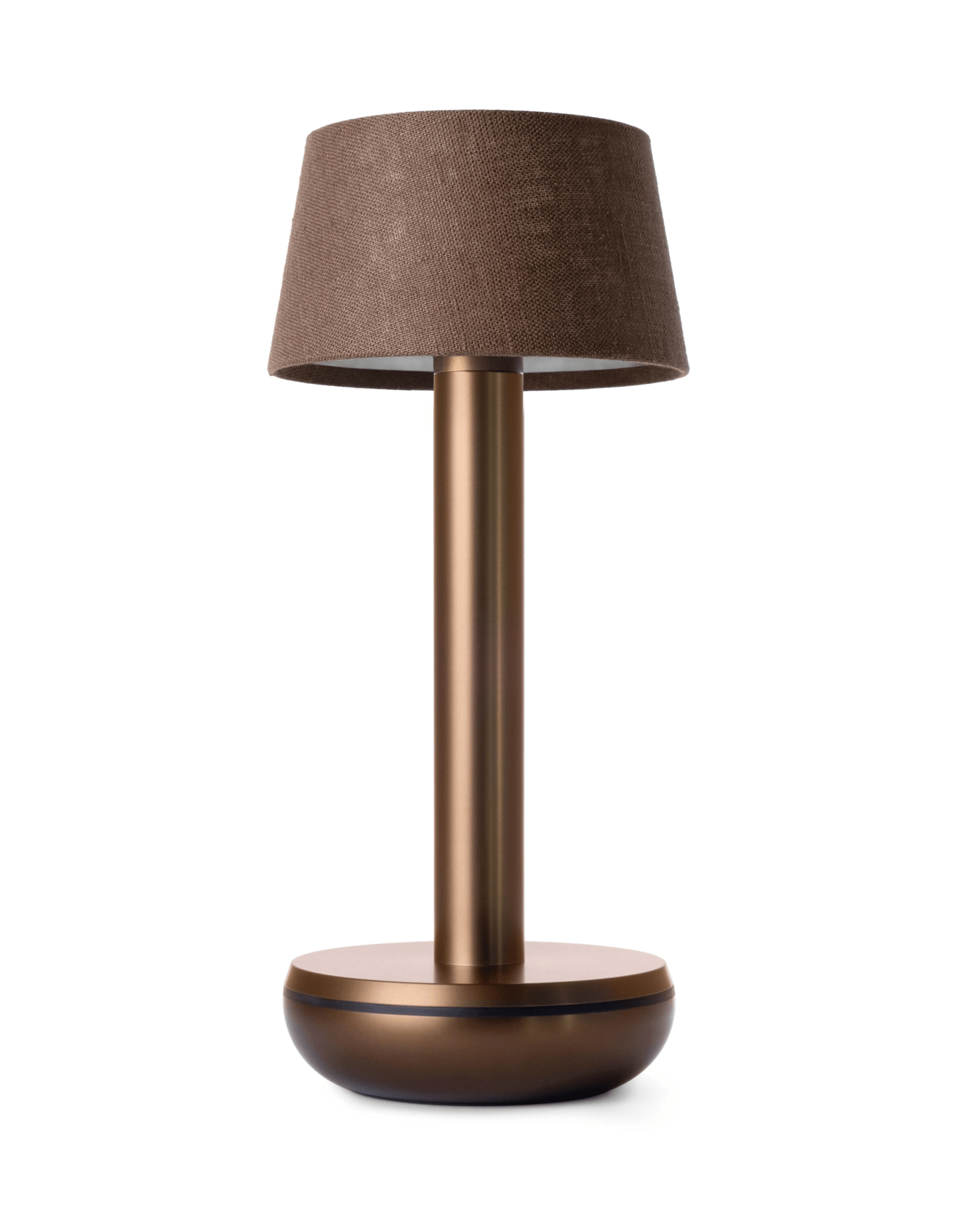 Humble Humble TWO Hospitality Table Light Bronze/Brown Linen, with long burning time up till 96hrs