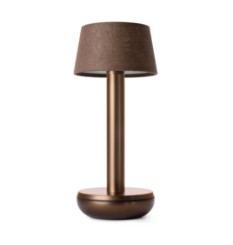 Humble Humble TWO Table Light Bronze/Brown Linen