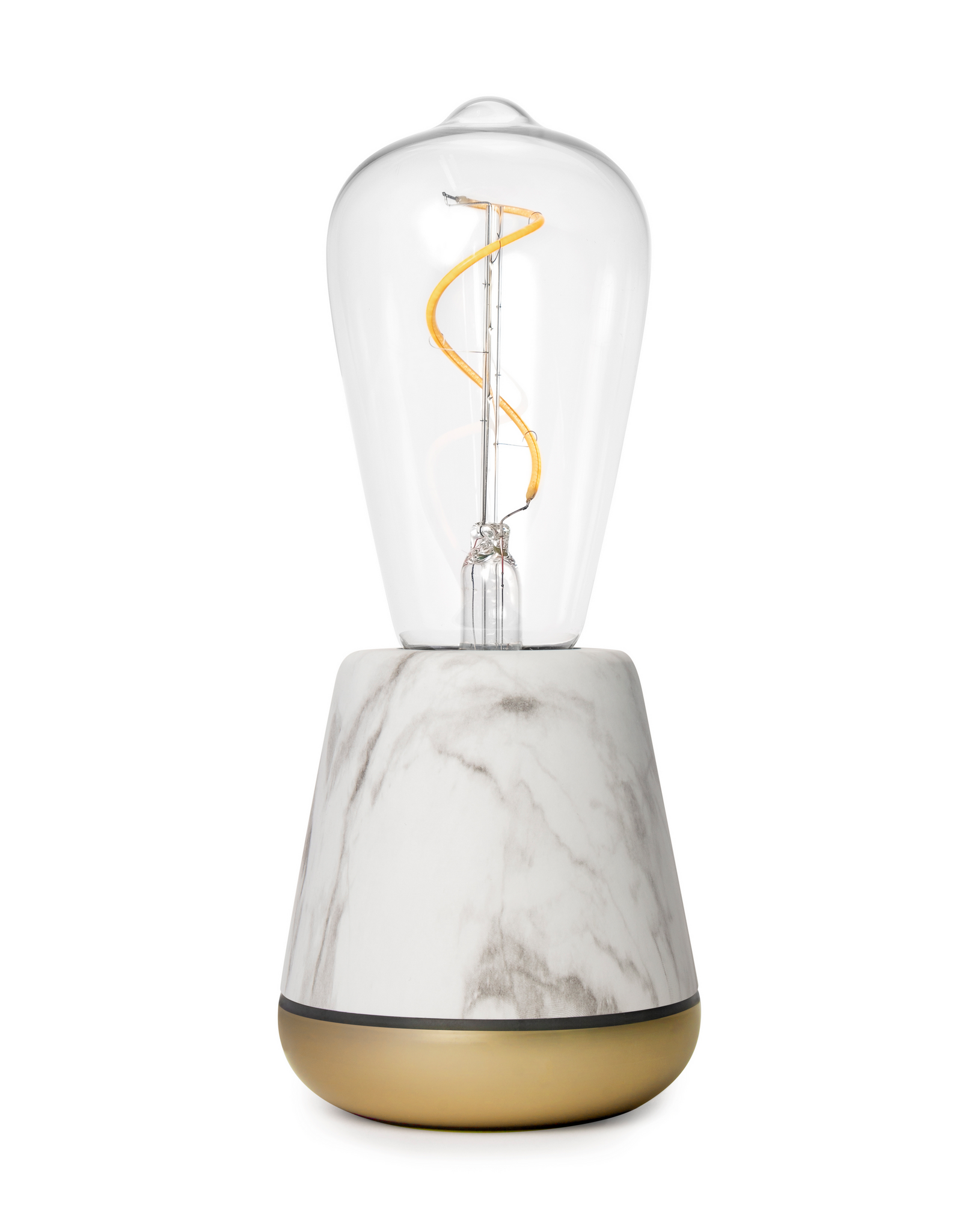 Humble Humble ONE Horeca Table Light White Marble, met zeer lange brandduur tot 140u
