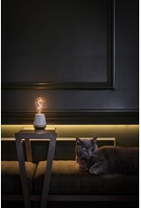 Humble Humble ONE  Hospitality Table Light White Marble, with very ong burning time up till 140hrs