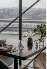 Humble Humble ONE Horeca Table Light Black Wood, met zeer lange brandduur tot 140u