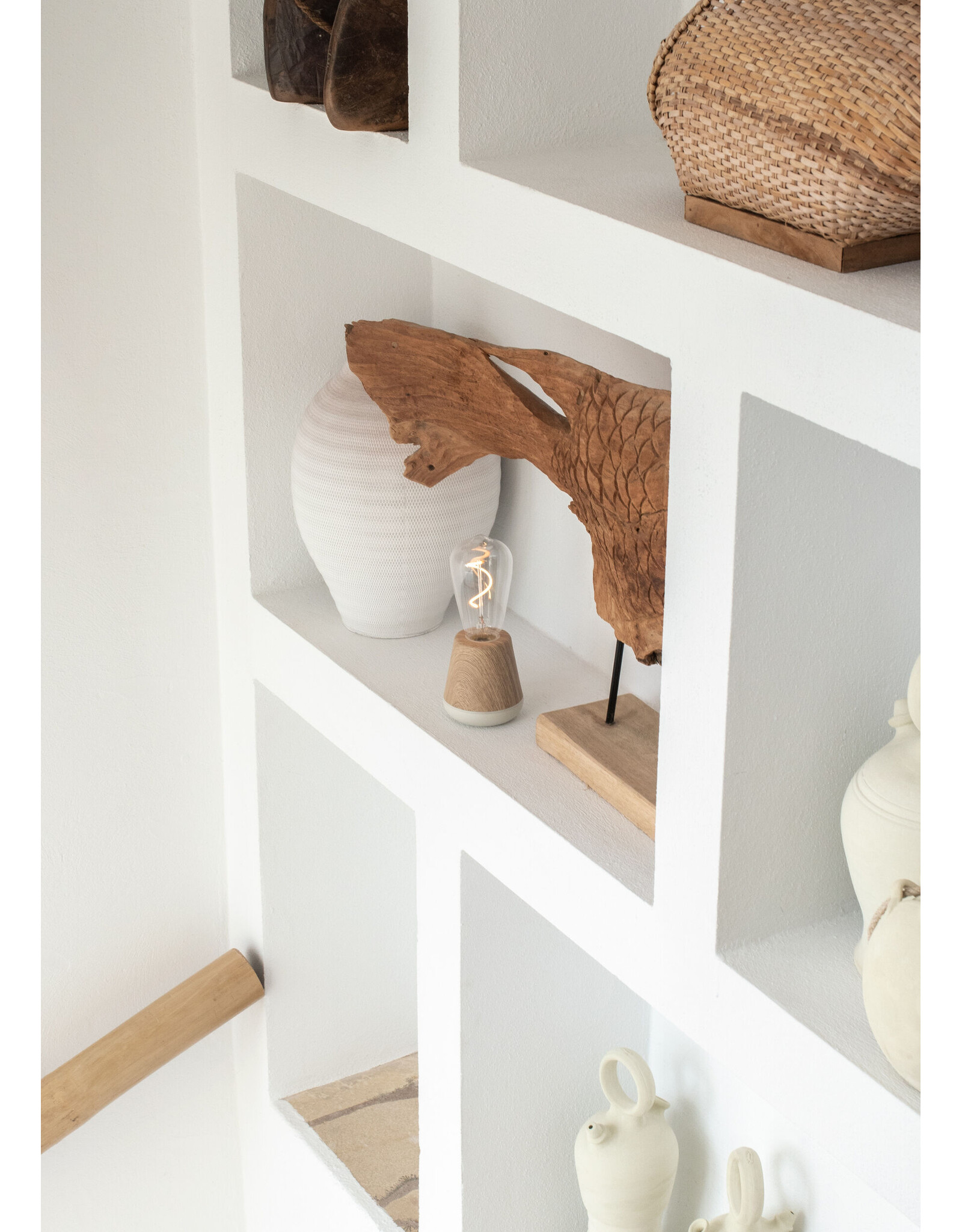 Humble Humble ONE  Hospitality Table Light Oak, with very ong burning time up till 140hrs
