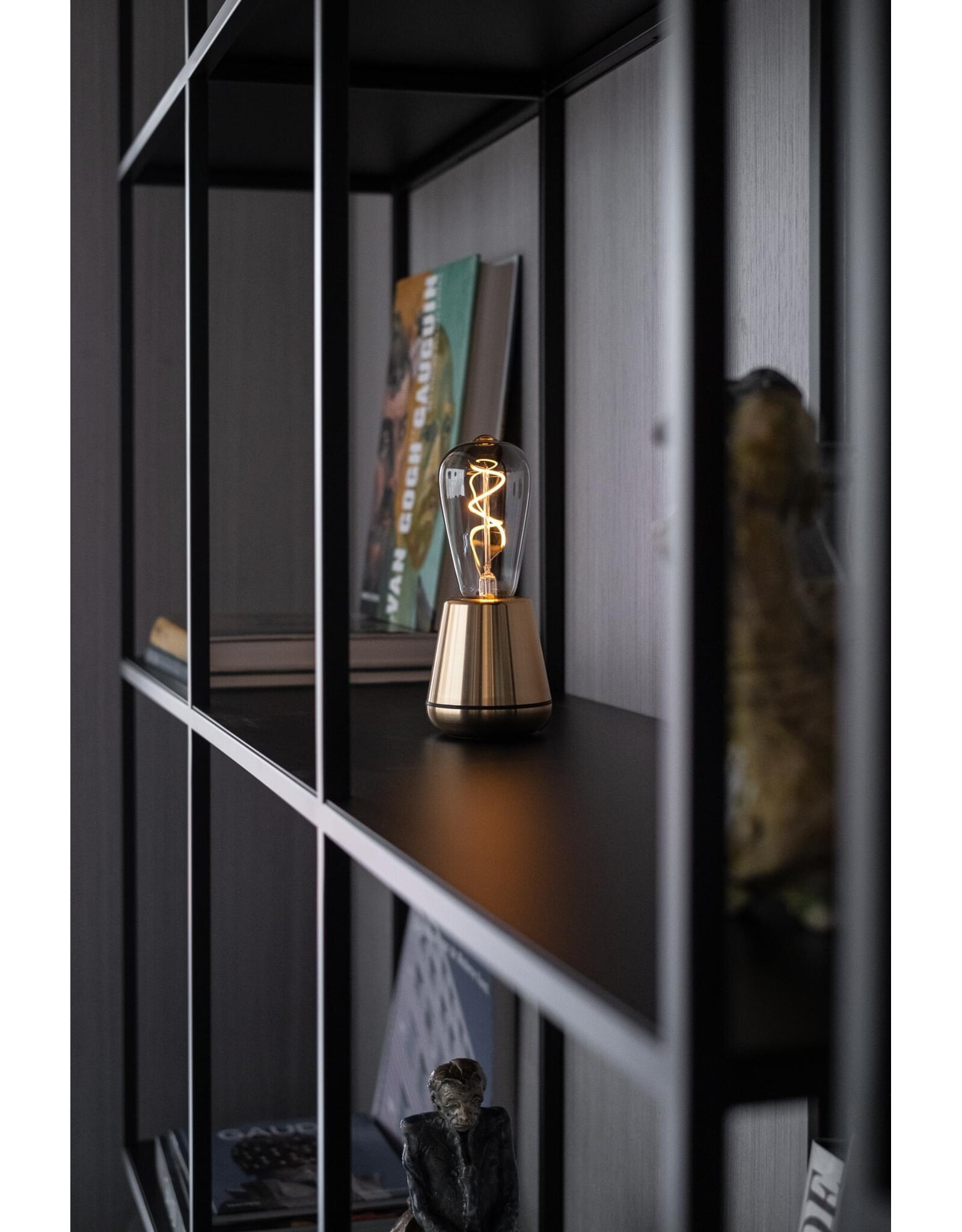 Humble Humble ONE  Hospitality Table Light Gold/Smoked, with very ong burning time up till 140hrs