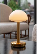 Humble Humble BUG Hospitality Table Light Gold Frosted, with long burning time up till 90hrs