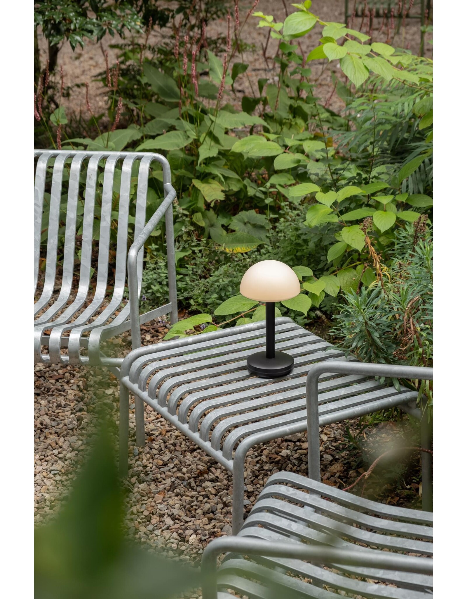 Humble Humble BUG Hospitality Table Light Black Frosted, with long burning time up till 90hrs