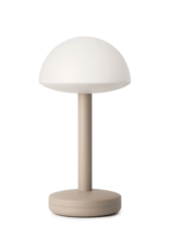Humble Humble BUG Hospitality Table Light Beige Frosted, with long burning time up till 90hrs