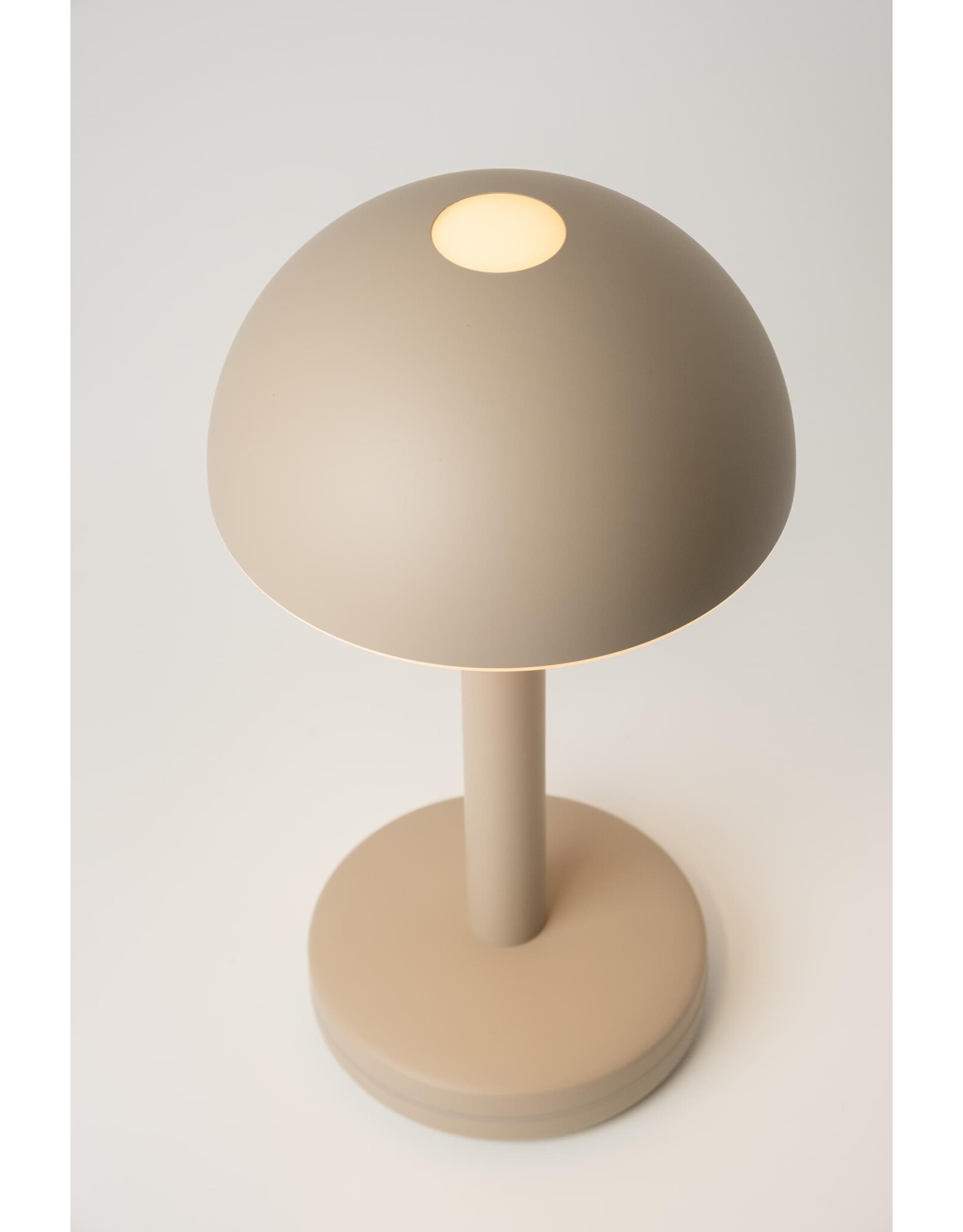 Humble Humble BUG Hospitality Table Light Beige, with long burning time up till 90hrs